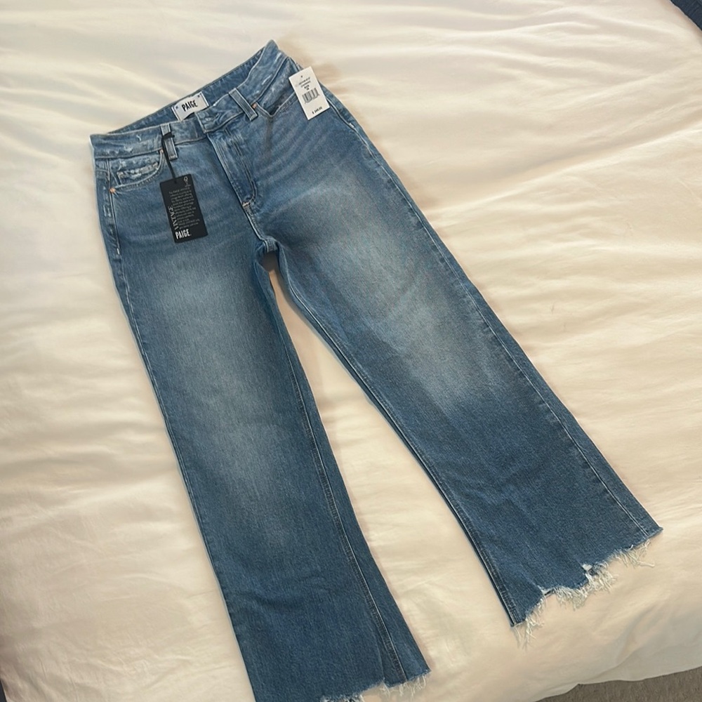 Paige Leenah Ankle High Rise Trouser Leg women’s Jeans